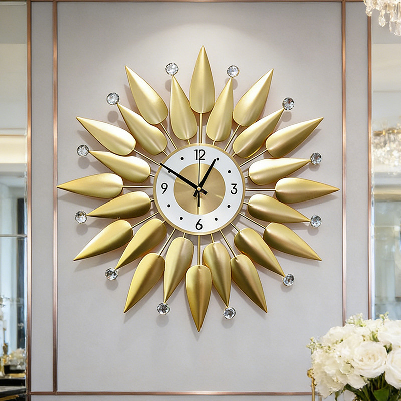 Luxury Wall Clock Metal Wall C - Luxury Lifestyle Watches ulasan dan harga