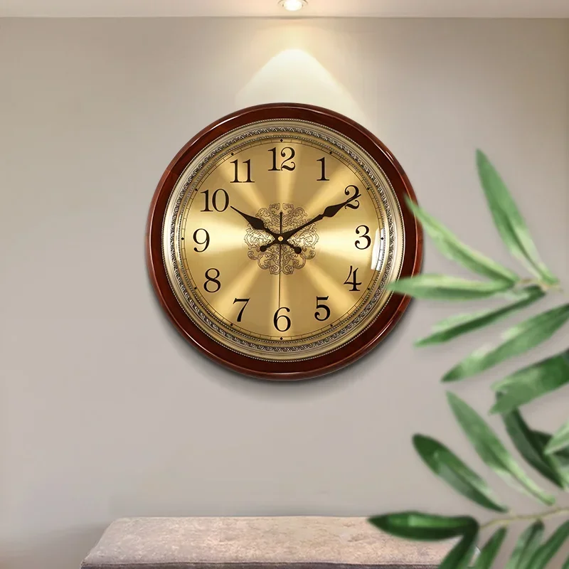 Luxury Wood Wall Clock Metal R - Luxury Lifestyle Watches ulasan dan harga