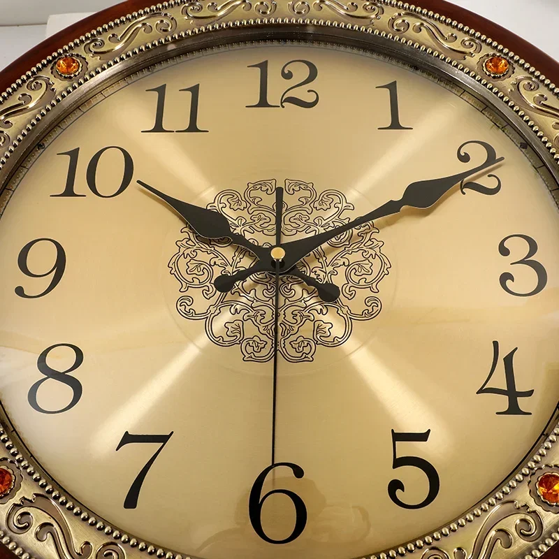 Luxury Wood Wall Clock Metal R - Luxury Lifestyle Watches ulasan dan harga
