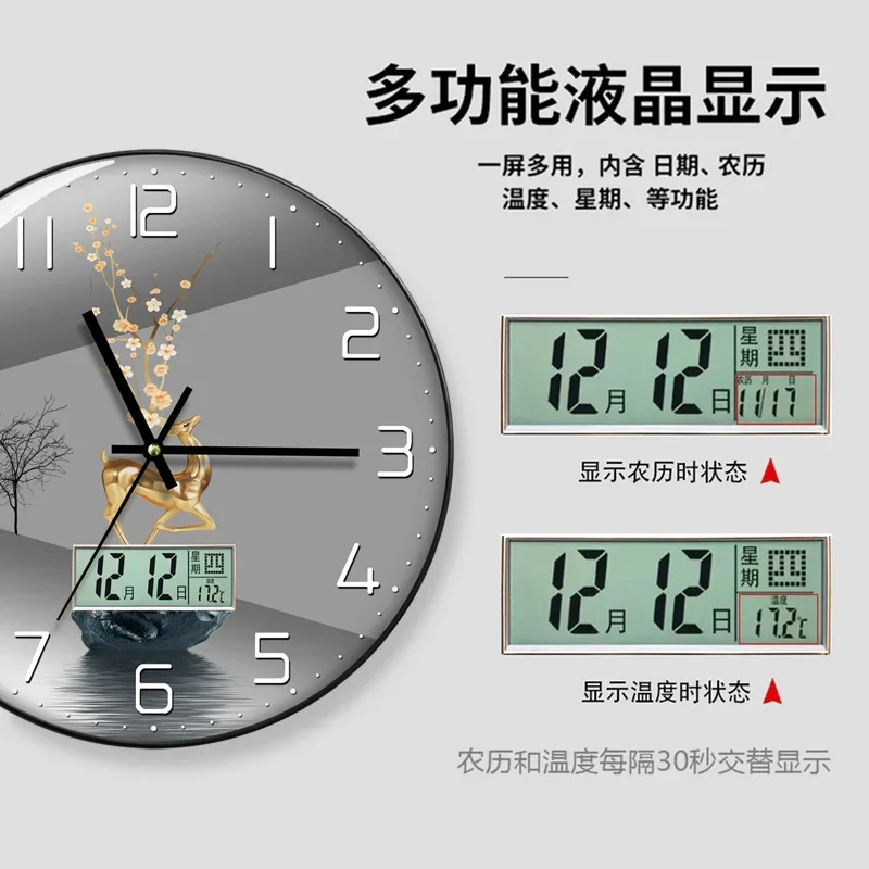 Watch Wall Clock Living Room w - Luxury Lifestyle Watches ulasan dan harga