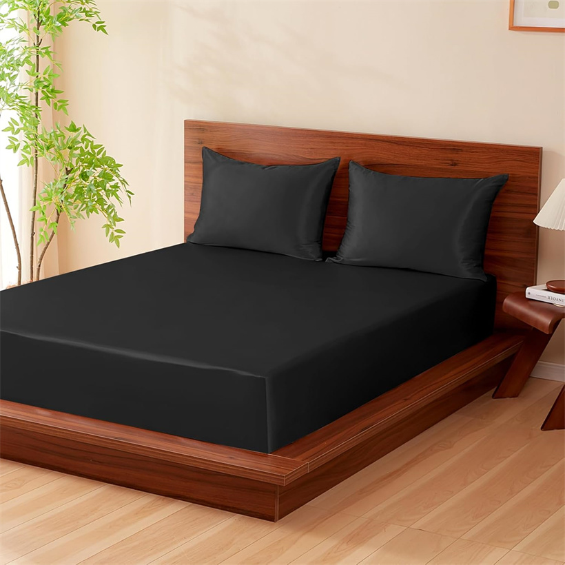 Smooth 3Pcs Set Mulberry Silk  - Silk Pillowcase Set ulasan dan harga