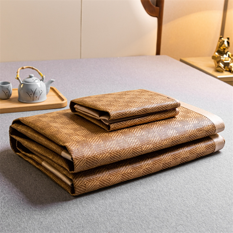 Cooling Mat Bamboo Summer Mat  - Silk Pillowcase Set ulasan dan harga