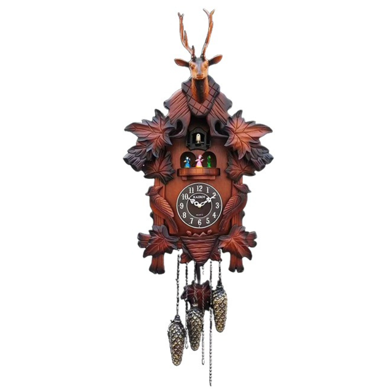 Cuckoo Wall Clock Solid Wood C - Luxury Lifestyle Watches ulasan dan harga