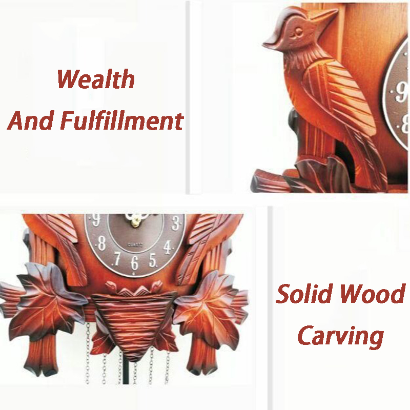 Cuckoo Wall Clock Solid Wood C - Luxury Lifestyle Watches ulasan dan harga