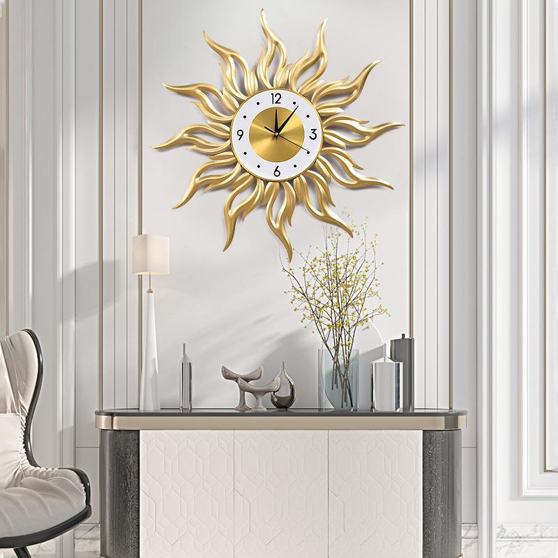 Nordic Gold Wall Clock Living  - Luxury Lifestyle Watches ulasan dan harga