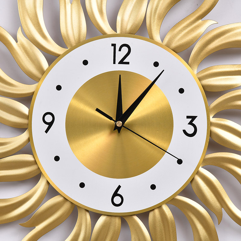 Nordic Gold Wall Clock Living  - Luxury Lifestyle Watches ulasan dan harga