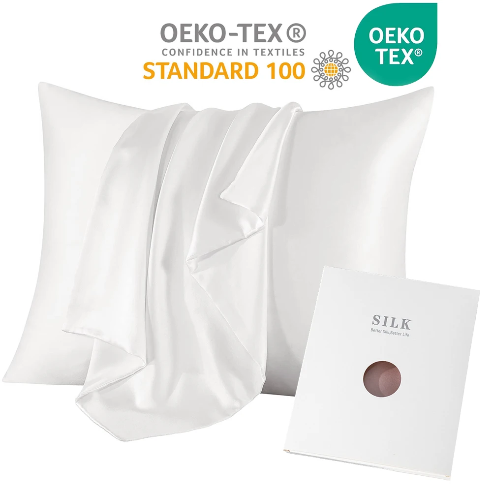 6A 30MM 100% Two Sides Pure Re - Silk Pillowcase Set ulasan dan harga