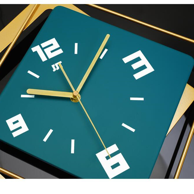 3D Nordic square Swing Wall Cl - Luxury Lifestyle Watches ulasan dan harga
