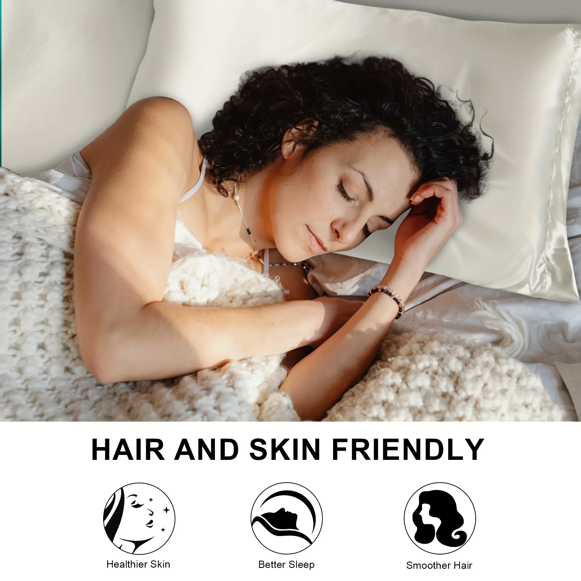 2pcs Luxury Satin Envelope Pil - Silk Pillowcase Set ulasan dan harga
