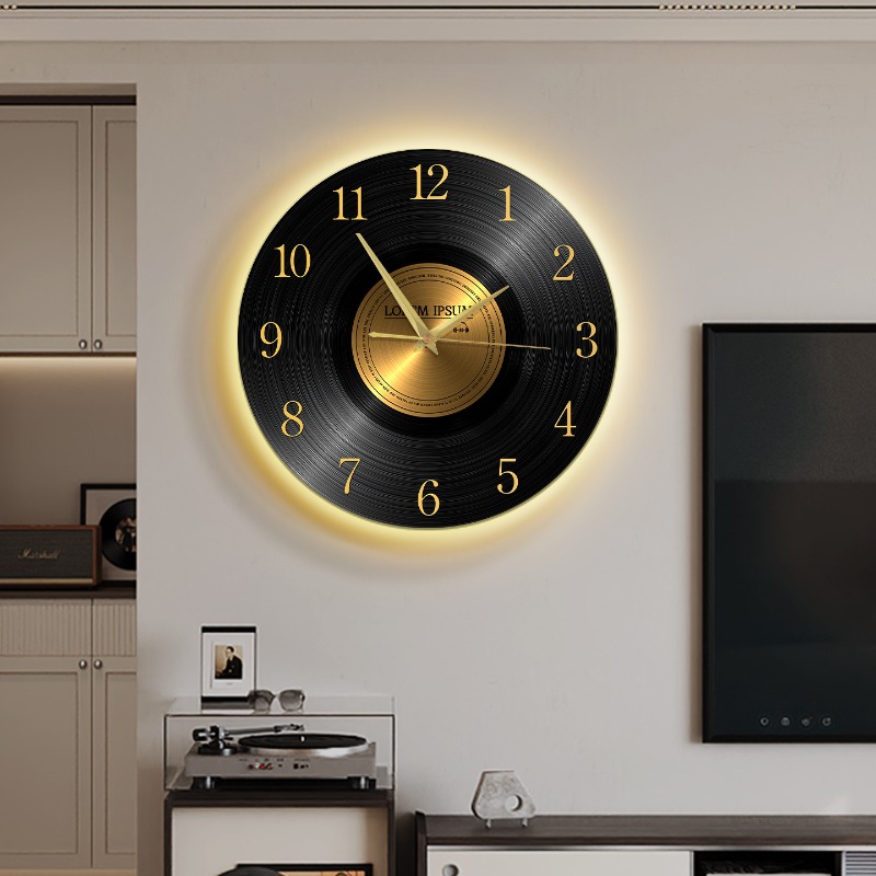 Vintage Wall Clock with Light  - Luxury Lifestyle Watches ulasan dan harga