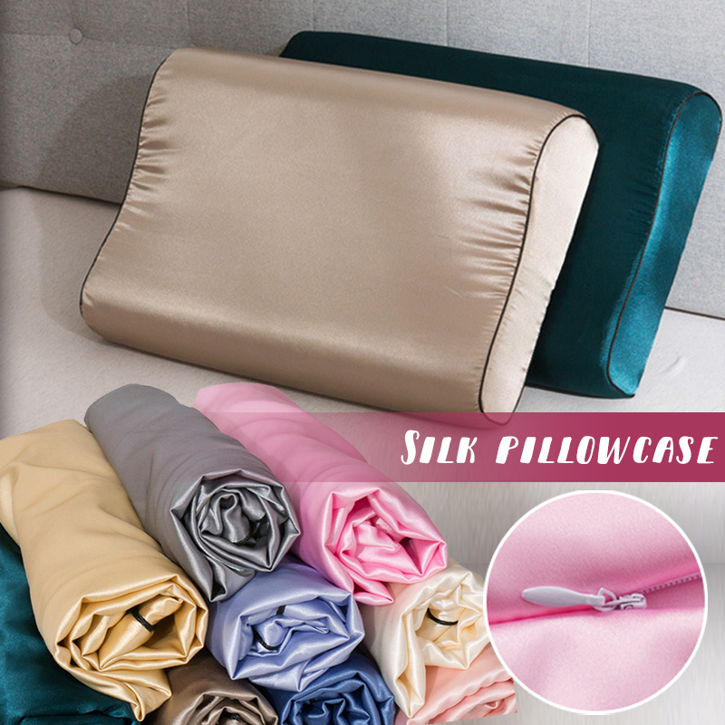 Imitation Silk Satin Latex Pil - Silk Pillowcase Set ulasan dan harga